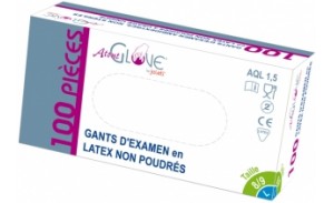 Gants d'Examen LATEX Non Poudré ATOUT GLOVE