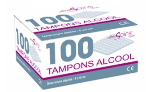 Tampons d'Alcool Isopropylique à 70°