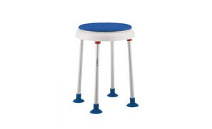 Tabouret de Douche Pivotant AQUATEC DISK ON DOT