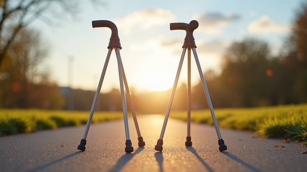 Choisir une canne tripode ou quadripode pour une meilleure stabilité