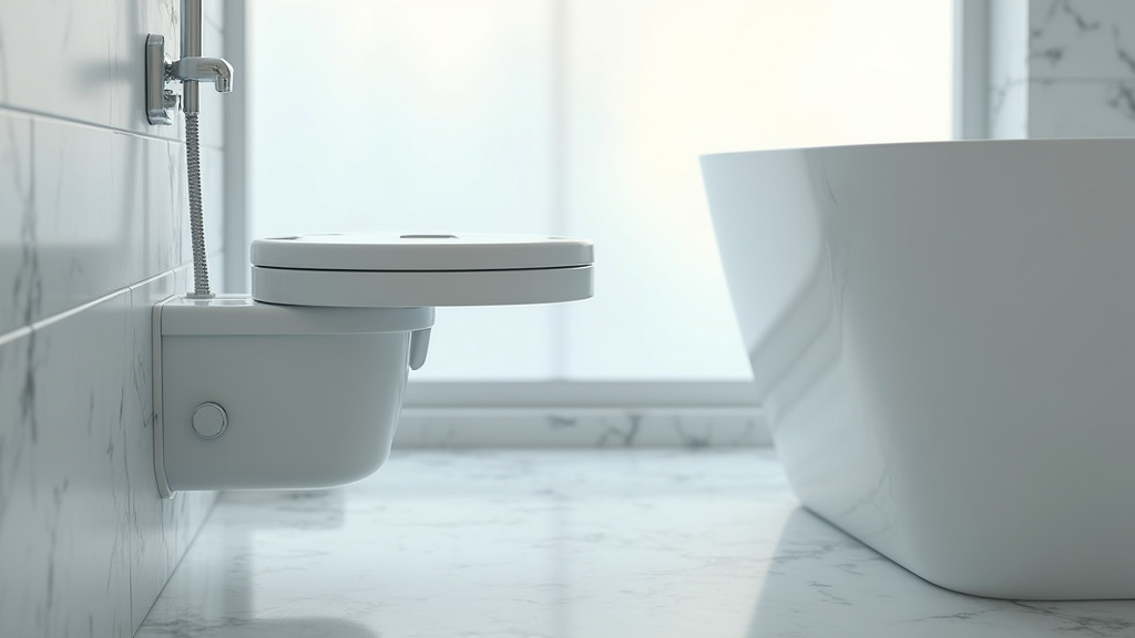 Ensemble d'aides techniques pour salle de bain accessible avec siège pivotant