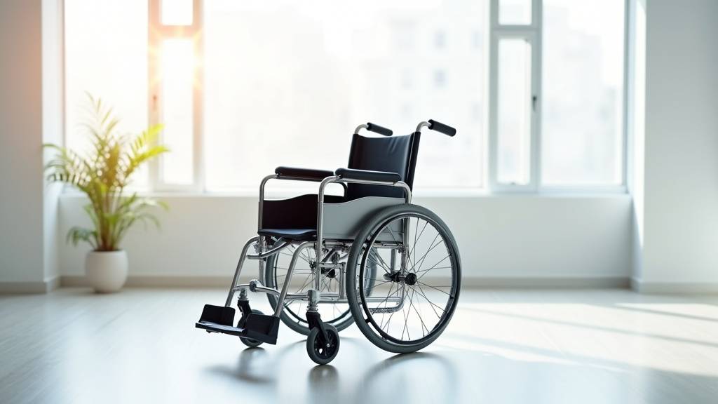 Détail des roues du fauteuil Invacare Action 1