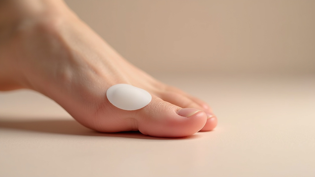 Application correcte d'un pansement hydrocellulaire préformé sur le talon
