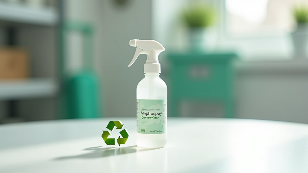 Praticien médical utilisant l'Amphospray 41 avec les bonnes pratiques