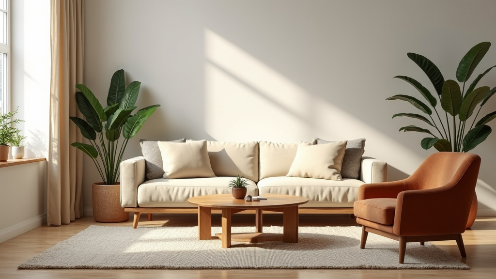 Intérieur moderne avec mobilier épuré et harmonieux en 2026