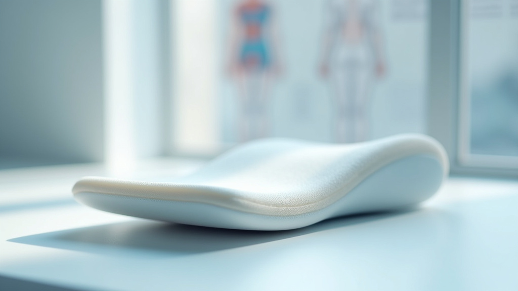 Personne utilisant un coussin en gel de polyuréthane percé pour améliorer sa posture assise