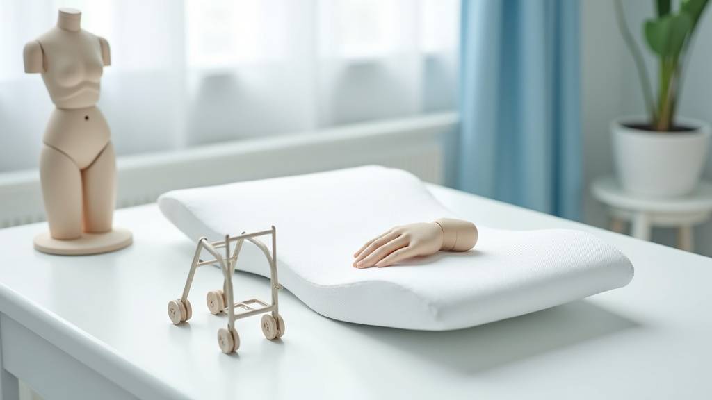 Structure détaillée du coussin Hemi Care Carewave avec microbilles et housse bi-élastique