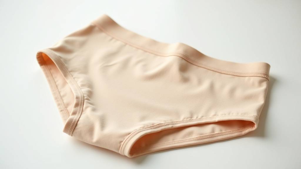Femme portant confortablement une culotte en jersey Kemo