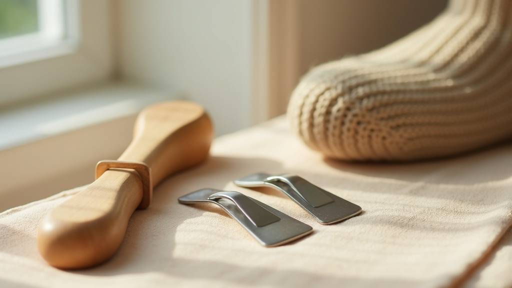 Faciliter l'habillage : tout sur le désenfileur de bas et chausse-pied
