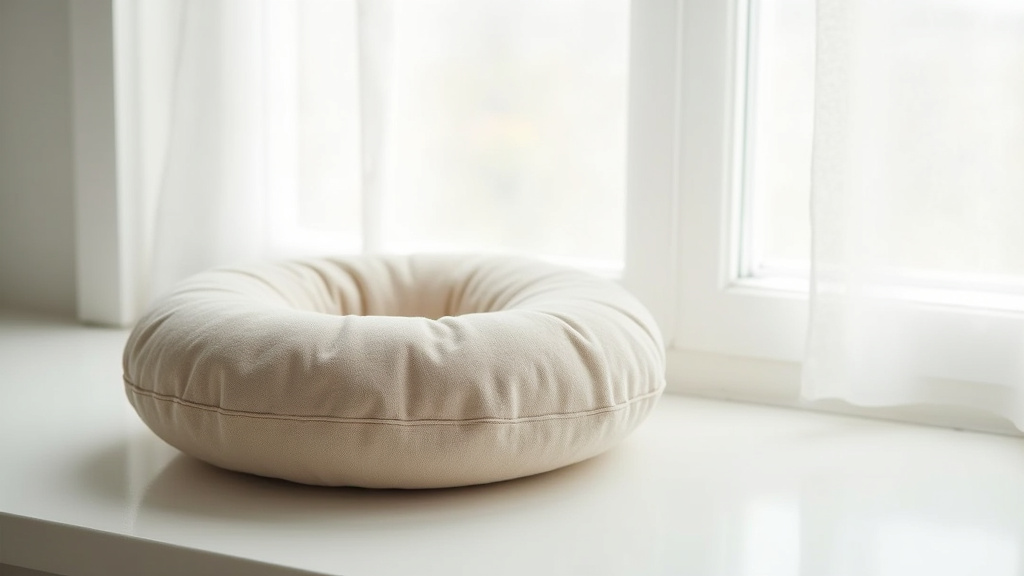 Housse de coussin bouée en jersey 100% coton, amovible et facile à nettoyer