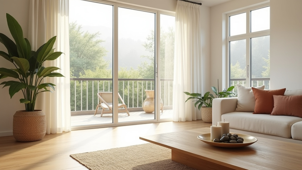 Terrasse aménagée avec mobilier de jardin et éclairage extérieur par Maison Luminea