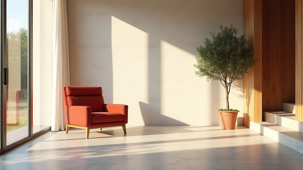 Projet de rénovation intérieure avec palette de couleurs et matériaux par Maison Luminea