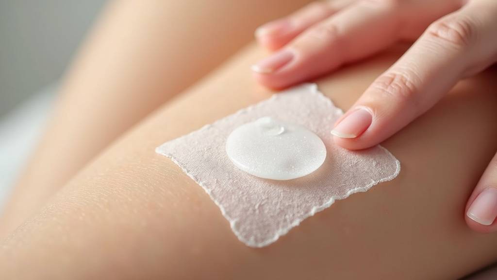 Structure en couches du pansement hydrocellulaire Mepilex