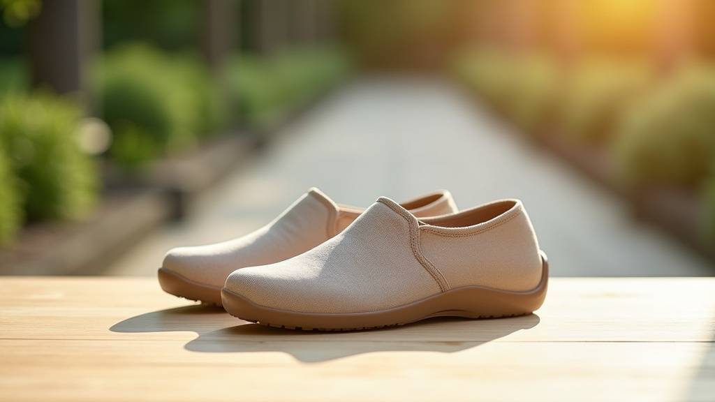 Personne souffrant de pieds sensibles portant des chaussures médicales confortables