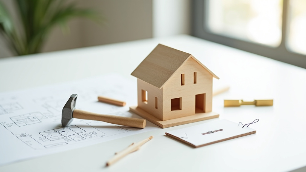 Artisan vérifiant les matériaux pour travaux de rénovation à domicile