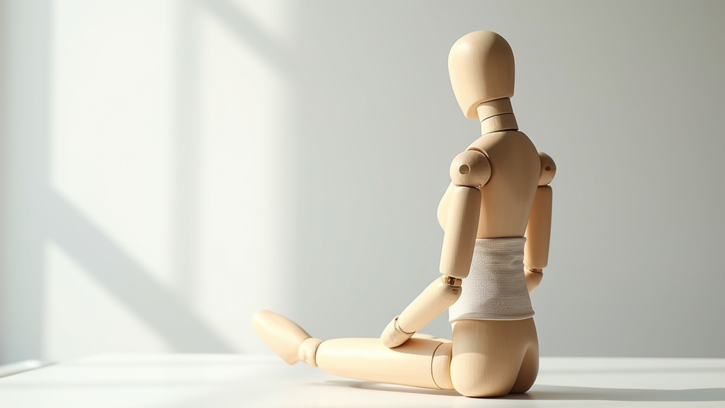 Professionnel ajustant la ceinture Birdy intégrale sur un patient
